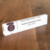 Berufliches Logo Namensplakette (Seite)