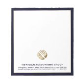 Berufliches Logo Notizblock (Vorderseite)