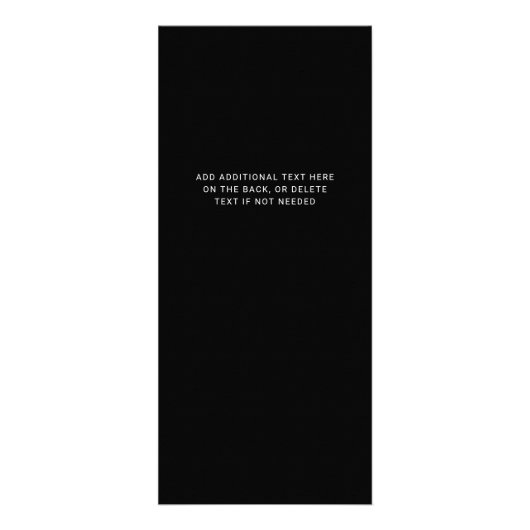 Berufliches Logo | Preislisten Werbekarte (Hinten)