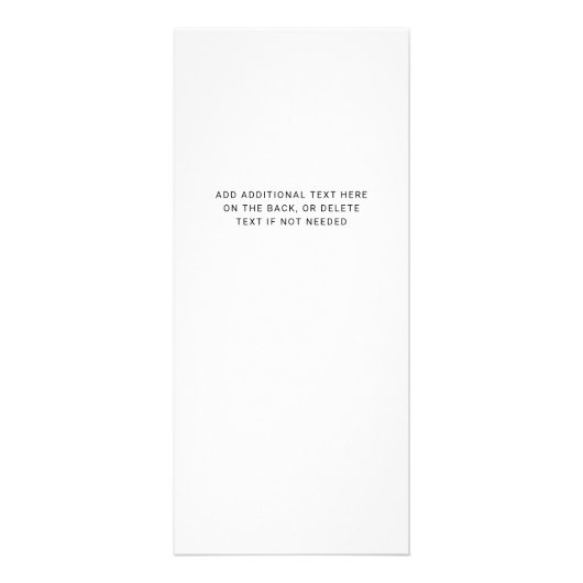 Berufliches Logo | Preislisten Werbekarte (Hinten)