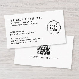 Berufliches Logo QR Code Mitarbeiter Visitenkarte