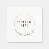 Berufliches Logo Serviette (Vorderseite)