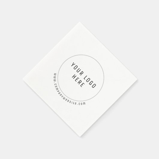 Berufliches Logo Serviette (Ecke)