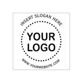Berufliches Logo-Unternehmen - Kundenlogo Gummistempel (Prägung)