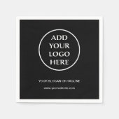 Berufliches Logo-Unternehmen Serviette (Vorderseite)