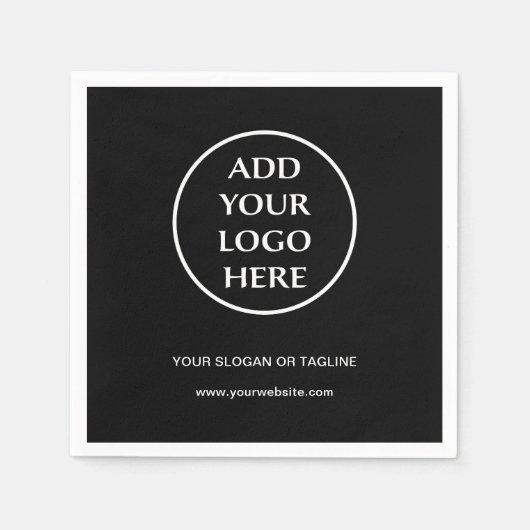 Berufliches Logo-Unternehmen Serviette (Vorderseite)