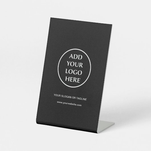 Berufliches Logo-Unternehmen Sockelschild (Vorderseite)