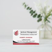 Berufliches Logo Visitenkarte (Stehend Vorderseite)