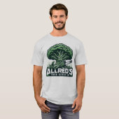 Berufliches Logo von Allred's Tree Service T-Shirt (Vorne ganz)