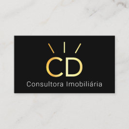 Berufliches Logo von Consultora Imobiliária Gold1 Visitenkarte