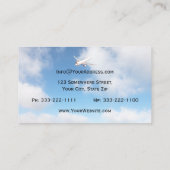 Berufliches Luftfahrt-Pilotprogramm, benutzerfreun Visitenkarte (Rückseite)