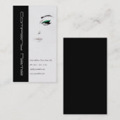 Berufliches Make-upkünstler-/Make-upgesichts-Auge Visitenkarte (Vorne/Hinten)