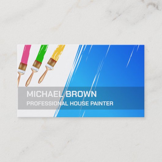 Berufliches Malen Visitenkarte (Vorderseite)