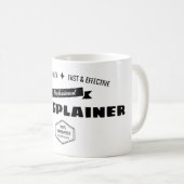 Berufliches Mansplainer Kaffeetasse (VorderseiteRechts)
