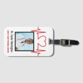 Berufliches medizinisches Foto und Text Gepäckanhänger (Vorderseite (Horizontal))