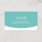 Berufliches medizinisches Pillenlogo des Apotheker Visitenkarte (Rückseite)