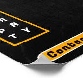 Berufliches Menü Hinzufügen von Fotos Fast Food Pr Poster (Ecke)