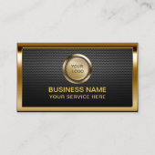 Berufliches Metal für die Konstruktion von kundens Visitenkarte (Vorderseite)