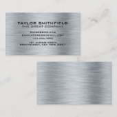 Berufliches Metall - Moderne Visitenkarte (Vorne/Hinten)