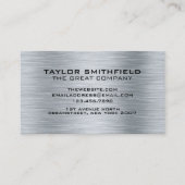 Berufliches Metall - Moderne Visitenkarte (Vorderseite)