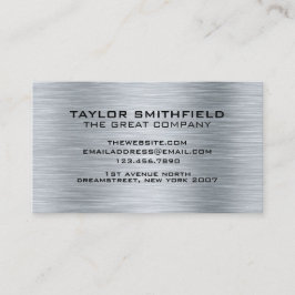 Berufliches Metall - Moderne Visitenkarte