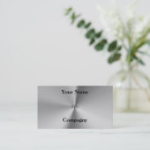 Berufliches Metall Visitenkarte (Stehend Vorderseite)