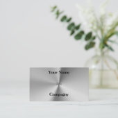 Berufliches Metall Visitenkarte (Stehend Vorderseite)