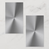 Berufliches Metall Visitenkarte (Vorne/Hinten)