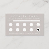 Berufliches Minimalistisch-Business-Logo Treuekarte (Vorderseite)