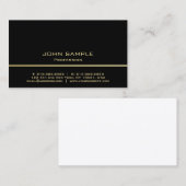 Berufliches minimalistisches, einfaches Design Visitenkarte (Vorne/Hinten)