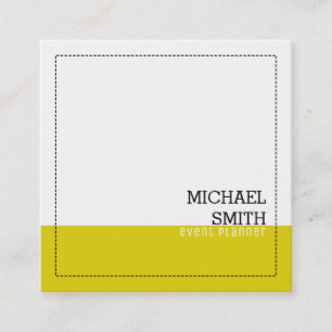 Berufliches Minimalistisches Elegantes Restaurant Quadratische Visitenkarte