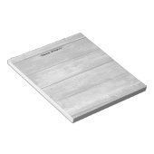 Berufliches Minimalistisches Holz Notizblock (angewinkelt)