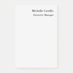 Berufliches Minimalistisches Licht Grau Post-it Klebezettel