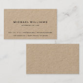 Berufliches Minimalistisches modernes rustikales Visitenkarte (Vorne/Hinten)
