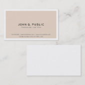 Berufliches Minimalistisches Modernes, stilvolles Visitenkarte (Vorne/Hinten)