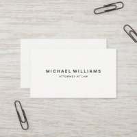 Berufliches Minimalistisches modernes Weiß