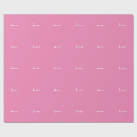 Berufliches Minimalistisches Rosa Geschenkpapier (Flach)