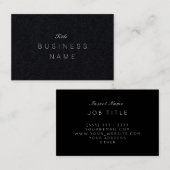 Berufliches Minimalistisches schlichtes nobles Visitenkarte (Vorne/Hinten)