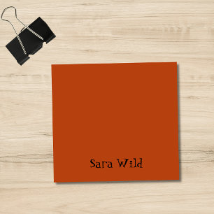 Berufliches Minimalistisches Schwarzes Skript Post-it Klebezettel