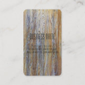 Berufliches Modern Wood Grain #4 Visitenkarte (Rückseite)