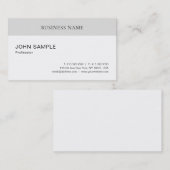 Berufliches moderner Entwurfs-sauberes stilvolles Visitenkarte (Vorne/Hinten)