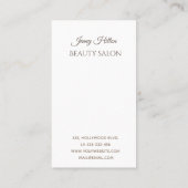 Berufliches, modernes Ambiente Visitenkarte (Rückseite)