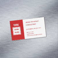 Berufliches modernes Beratungsunternehmen Rot