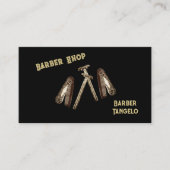 Berufliches, modernes Black Gold-Einfach-Barren Visitenkarte (Vorderseite)