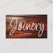 Berufliches modernes Cocobolo-Holz Visitenkarte (Rückseite)