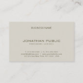 Berufliches modernes Design Elegante Vorlage Visitenkarte (Rückseite)