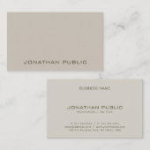 Berufliches modernes Design Elegante Vorlage Visitenkarte (Vorne/Hinten)