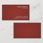 Berufliches modernes Design Graceful Class Luxe Visitenkarte (Vorne/Hinten)