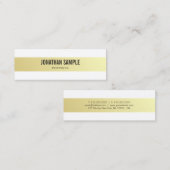 Berufliches modernes Design Mini Visitenkarte (Vorne/Hinten)