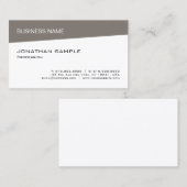 Berufliches modernes Designunternehmen Visitenkarte (Vorne/Hinten)